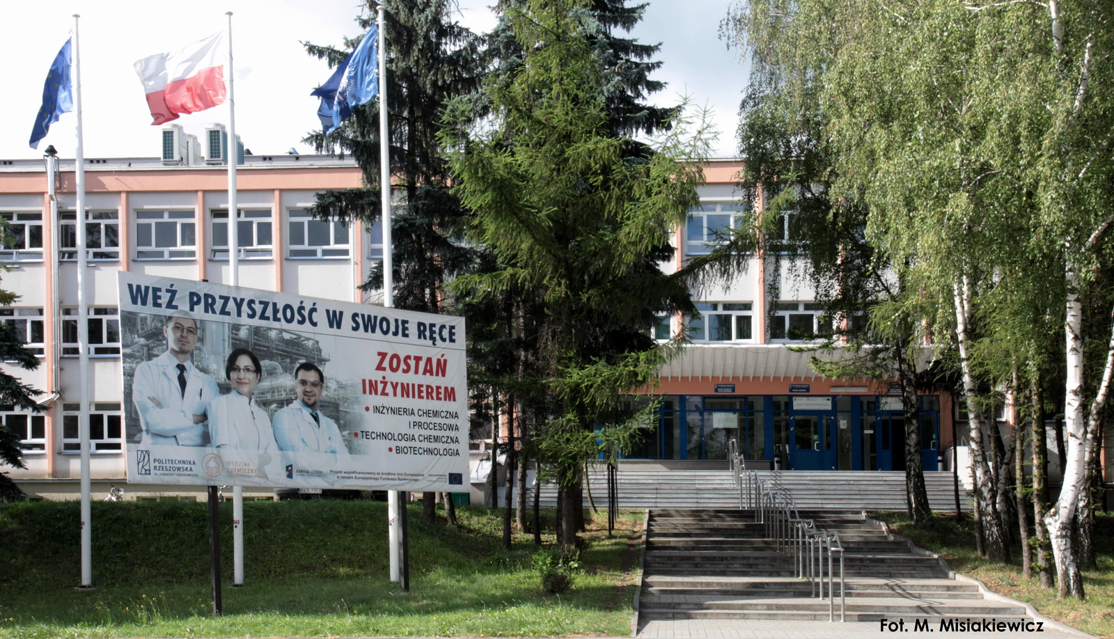 View on Department building