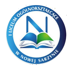 Logo I Liceum Ogólnokształcącego w Nowej Sarzynie