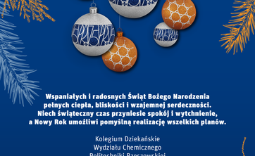 Wesołych świąt Bożego Narodzenia!