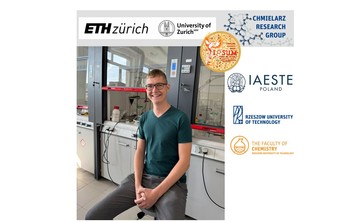 Student z ETH w Zurychu na dwumiesięcznym stażu w Chmielarz Research Group