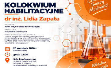 Kolokwium habilitacyjne dr inż. Lidii Zapały